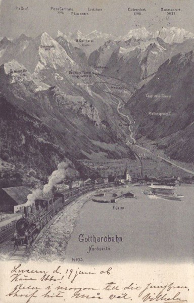 Gotthardbahn - Nordseite