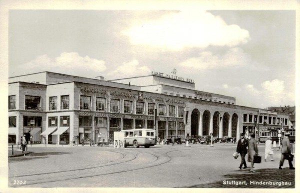 Stuttgart, Hindenburgbau Vorderseite