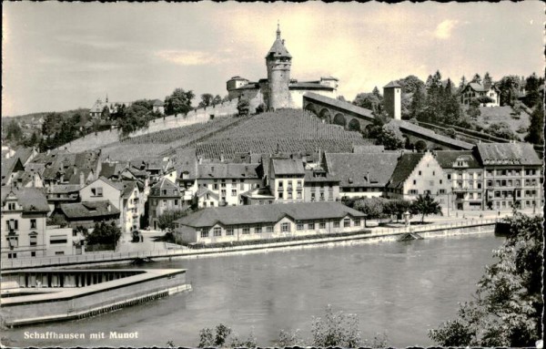 Schaffhausen mit Munot Vorderseite