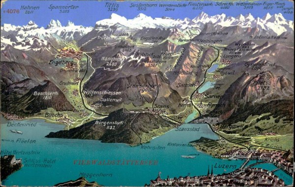 Luzern - Vierwaldstättersee  Vorderseite