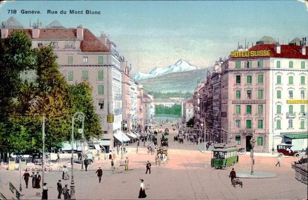 Genève - Rue du Mont Blanc Vorderseite