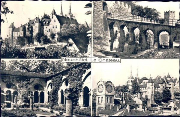 Schloss Neuenburg/Château de Neuchâtel Vorderseite
