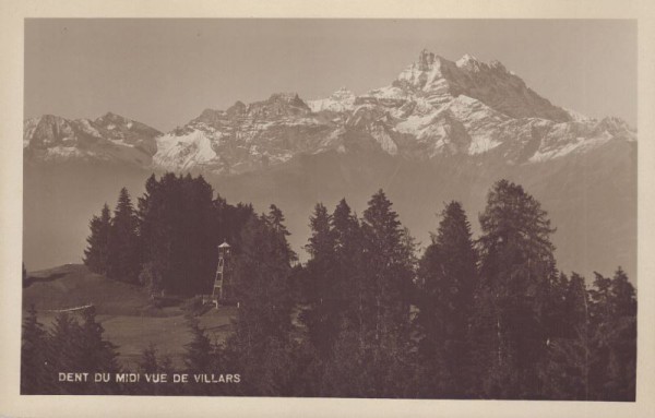 Dent du Midi vue de Villars