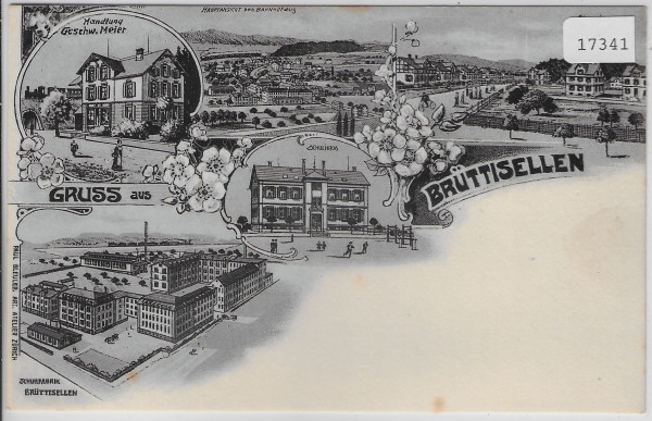 Schulhaus, Handlung Meier, Schuhfabrik, Oberdorf