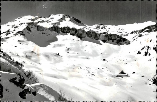 Flums, Grosser Guscha mit Alp Mädems Vorderseite