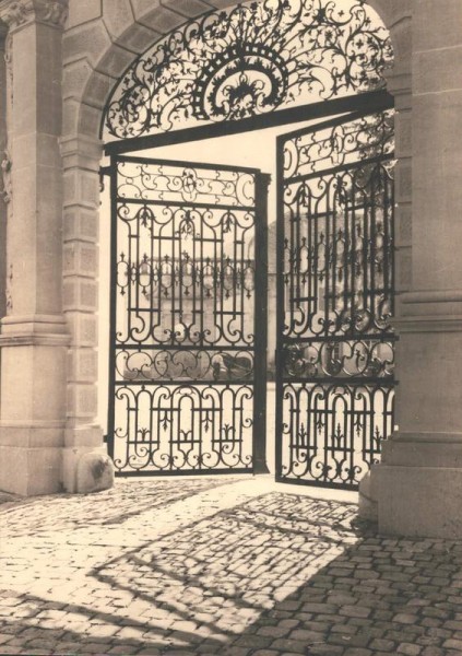 Schmiedeisernes Tor, Kloster Einsiedeln Vorderseite