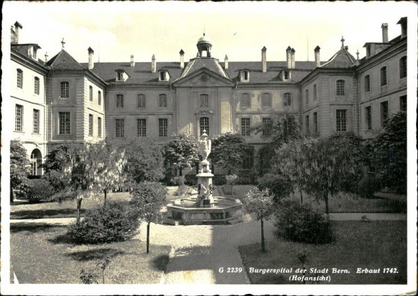 Bürgerspital der Stadt Bern. Vorderseite