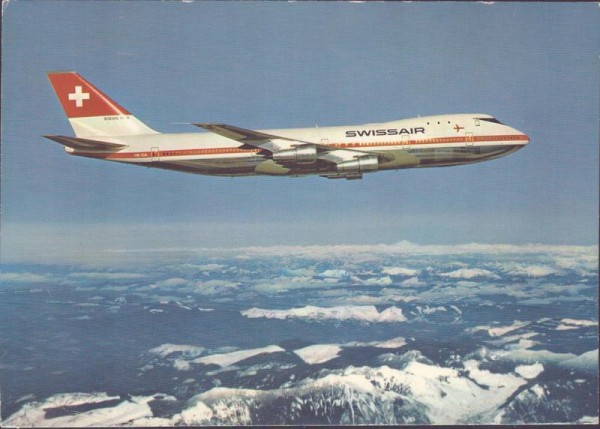 Swissair, Jumbo-Jet Vorderseite