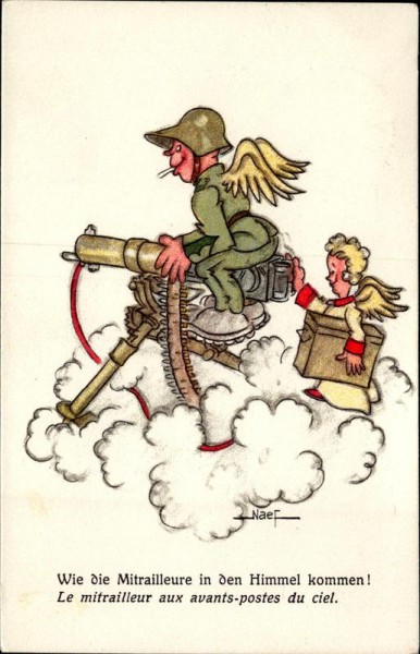 Wie die Mitrailleure in den Himmel kommen Vorderseite