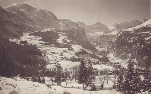 Wengen Jungfrau Breithorn & Lauterbr. Tal