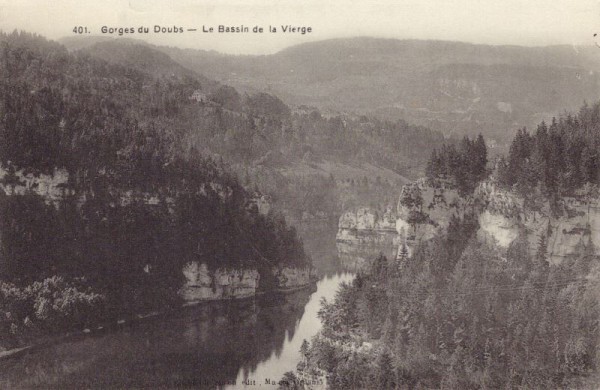 Gorges du Doubs - Le Bassin de la Vierge