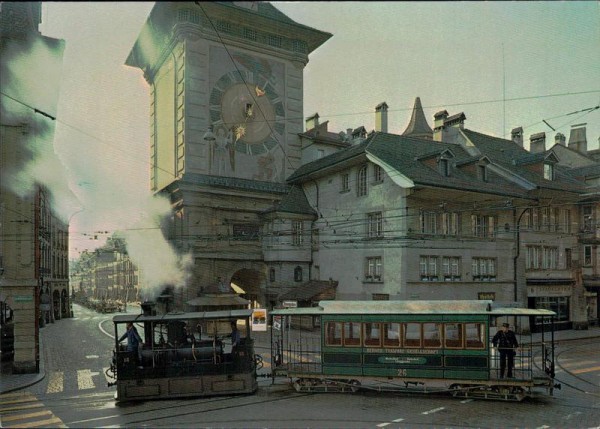 Dampftram aus dem Jahre 1894 in Bern Vorderseite