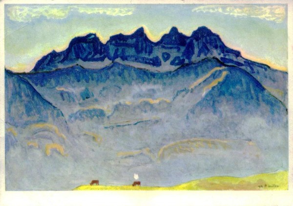 Hodler Ferdinand, Dent du Midi Vorderseite
