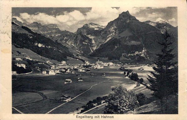 Engelberg mit Hahenen Vorderseite