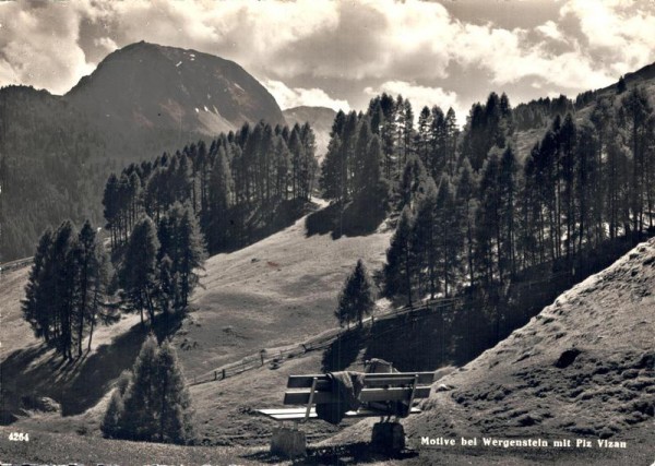 Motive bei Wergenstein mit Piz Vizan Vorderseite