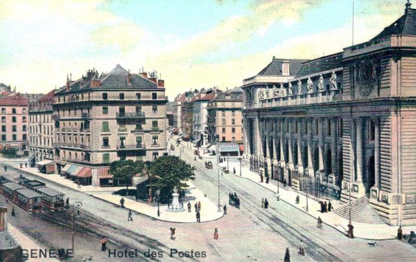 Genève, Hotel des Postes Vorderseite