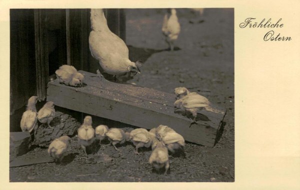 Fröhliche Ostern Vorderseite