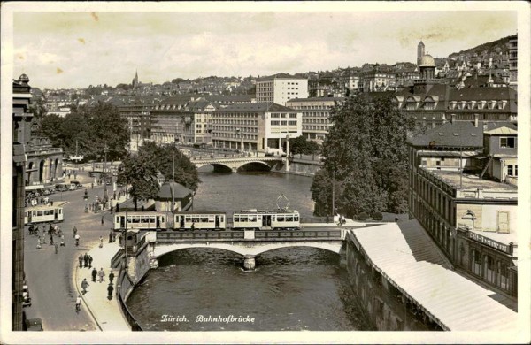 Zürich - Bahnhofbrücke Vorderseite
