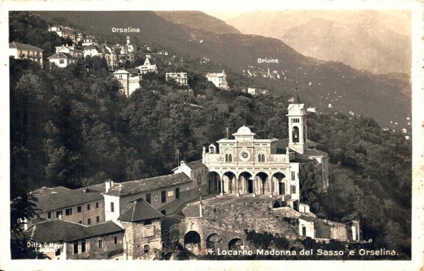 Locarno - Madonna del Sasso e Orselina Vorderseite