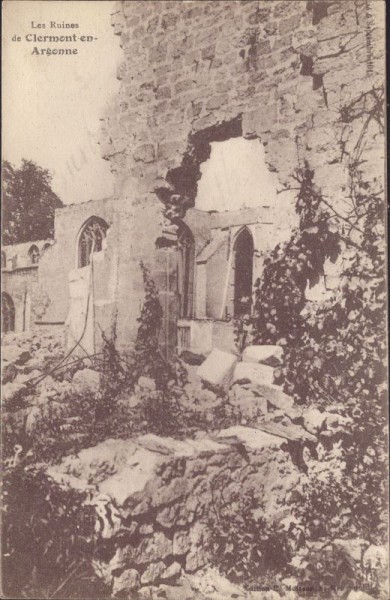 Les ruines de Clermont-en-Argonne
