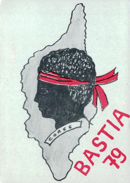 QSL- Karte, Bastia 79, Baden- Dättwil Vorderseite