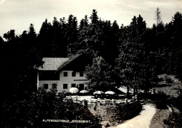 Alpengasthaus "Brosswirt" Vorderseite