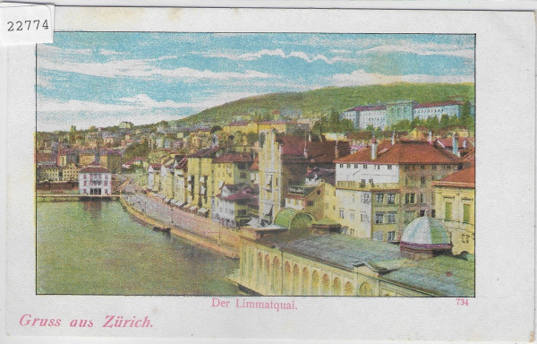 Gruss aus Zürich - Der Limmatquai