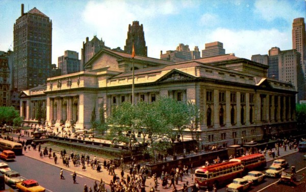 New Yorker Bibliothek Vorderseite