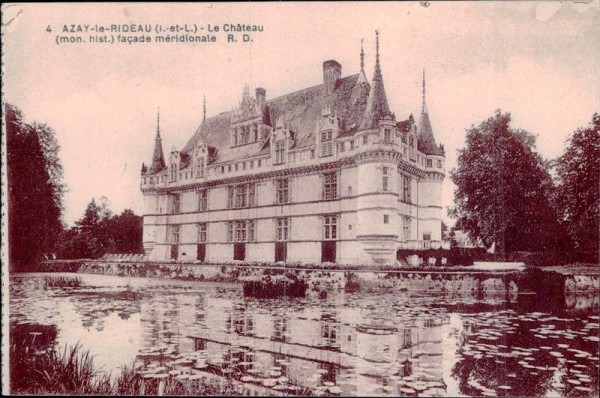 Schloss Azay-le-Rideau Vorderseite