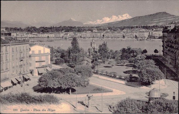 Genève - Place des Alpes Vorderseite