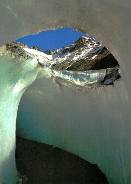 Eisgrotte, Rhonegletscher Vorderseite