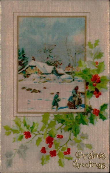 Christmas Greetings. Vorderseite