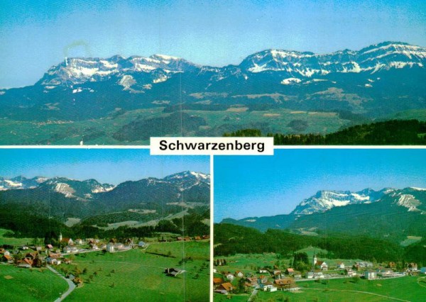 Schwarzenberg LU - Flugaufnahmen Vorderseite