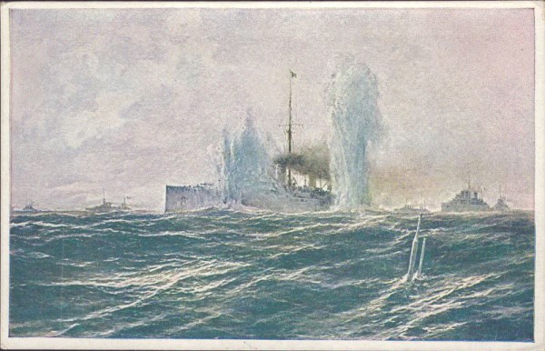 U XII, Unterseeboot lanciert Ammonal-Torpedos