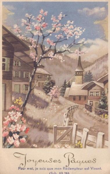 Joyeuses Pâques Vorderseite