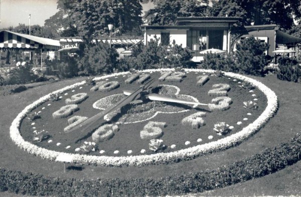 Genève. L`Horloge Fleurie Vorderseite