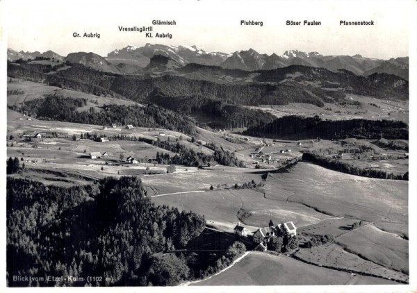 Blick vom Etzel - Kulm Vorderseite