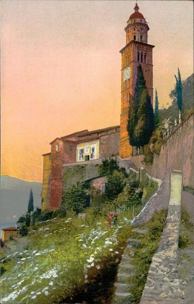 Lago di Lugano.  Morcote. Vorderseite