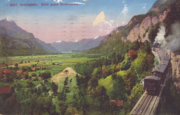 Brünigbahn, Blick gegen Brienzersee