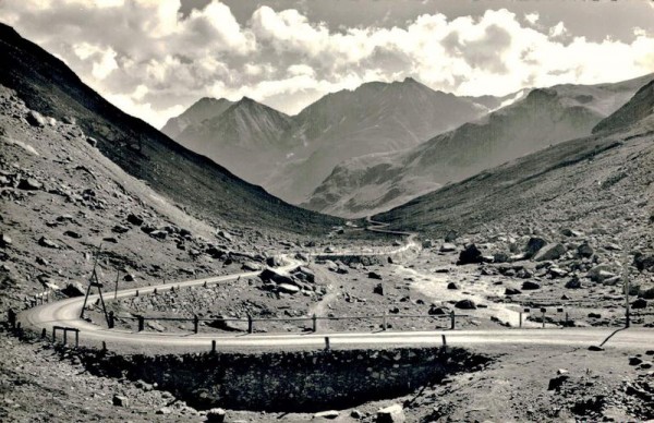 Flüela-Pass, Engadinerseite gegen Piz Murterchömber Vorderseite