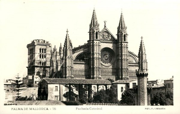 Palma de Mallorca, Fachada Catedral Vorderseite