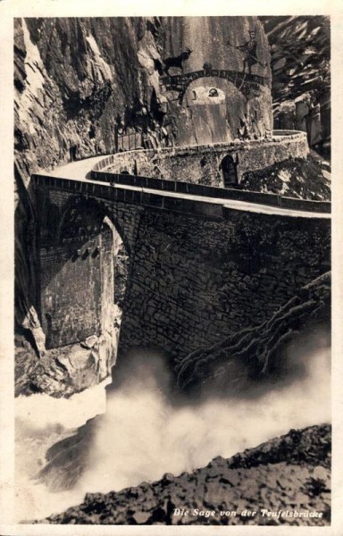 Die Sage von der Teufelsbrücke Vorderseite