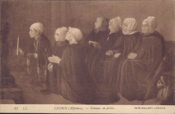 Legros, Femmes en prière