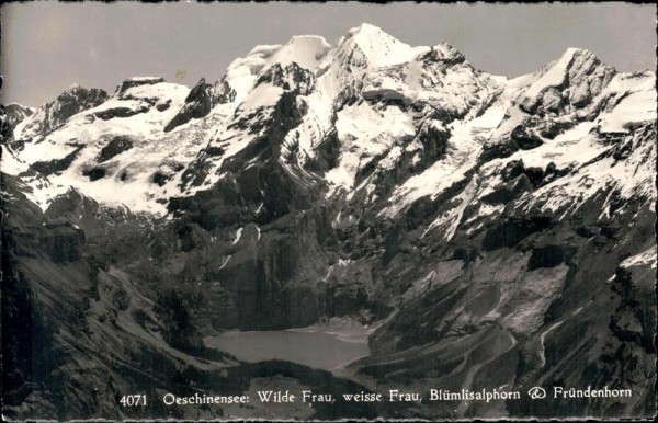 Oeschinensee Vorderseite