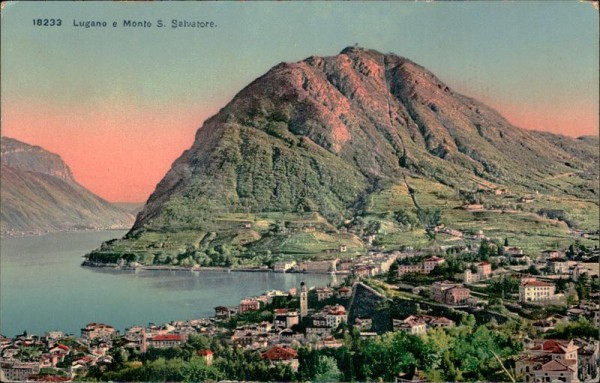Lugano e Mono S. Salvatore (912 m) Vorderseite