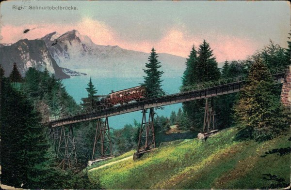 Rigi Schnurtobelbrücke Vorderseite