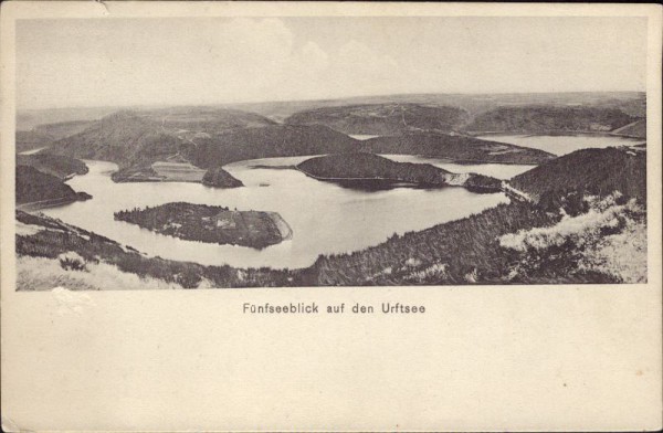Fünfseeblick auf den Urftsee