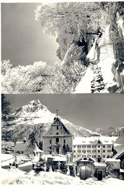 Klosterkirche Engelberg. Engelberg, am Weg zur Schwand Vorderseite