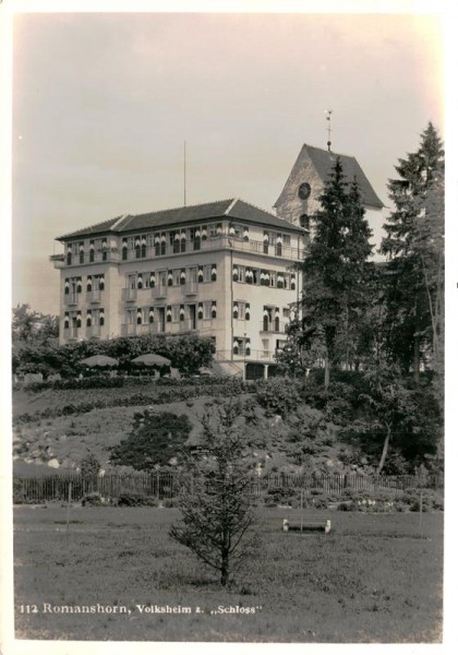 Romanshorn, Volksheim z. "Schloss" Vorderseite
