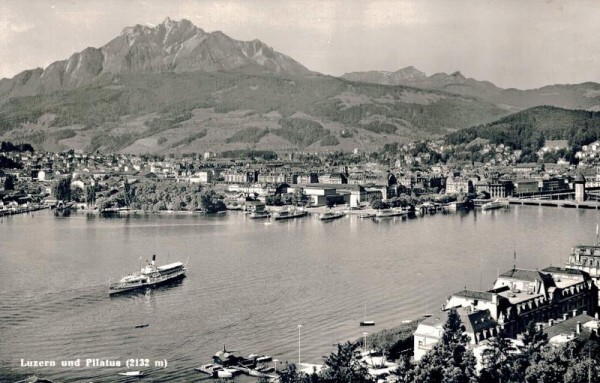 Luzern und Pilatus Vorderseite